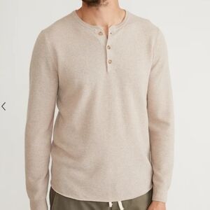 Marine Layer Henley Sweater Size Large NWT